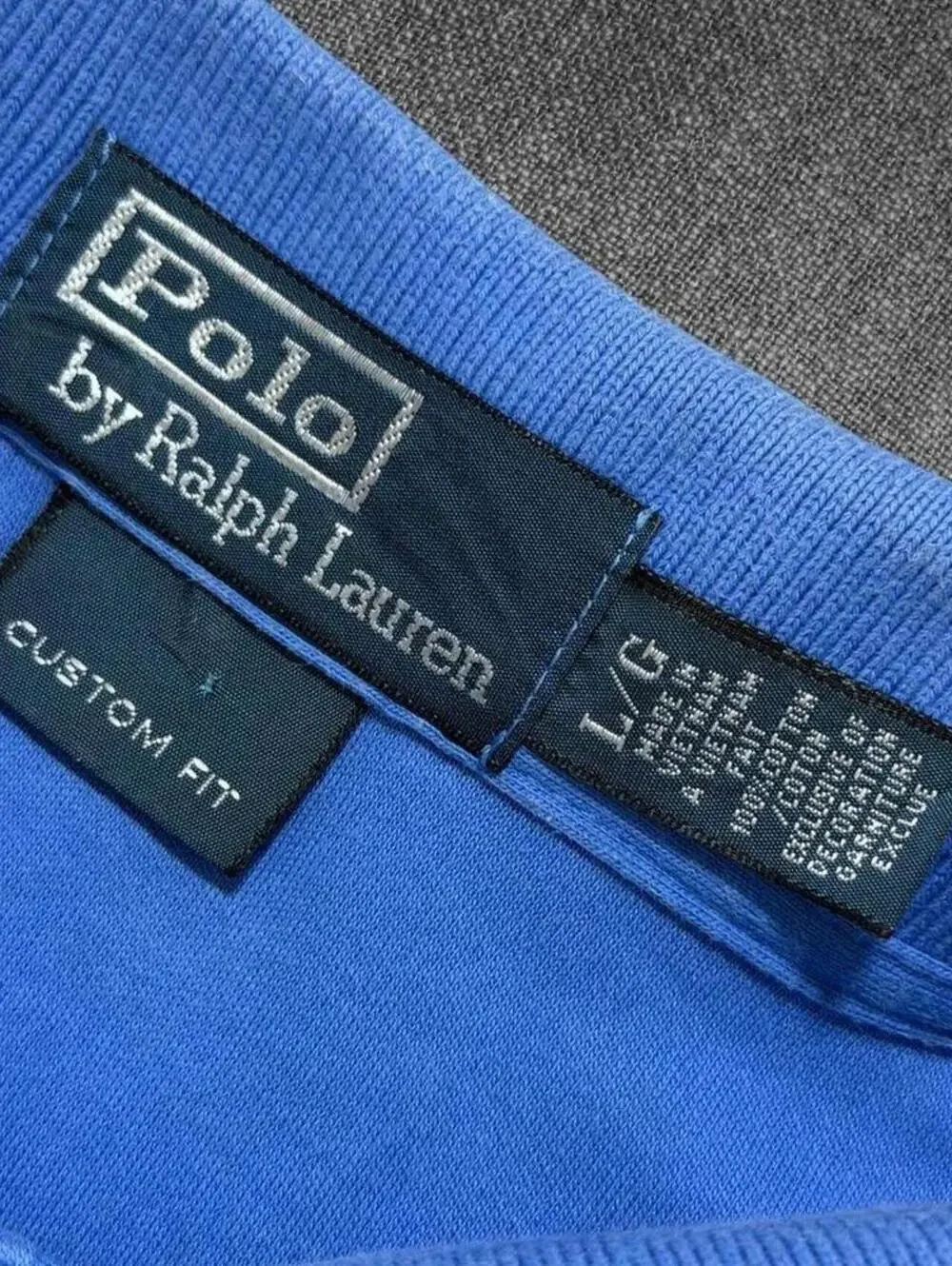 Polo Ralph Lauren Blue Short Sleeve Polo Shirt Size Large